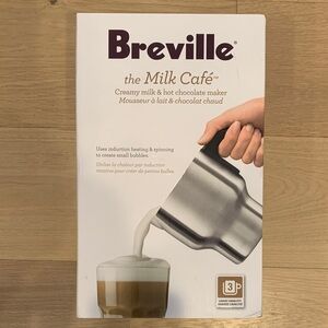 NWT - Breville Milk Frother- the Milk Cafe. Creamy milk for coffee & hot cocoa